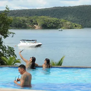 Aldeia Do C104-com Cozinha , Churrasqueira E Bebidas Liberadas No Parque Aquatico, Internet, Rampa No Lago, Pesqueiro, Carregador Carro Eletrico Apartamento Caldas Novas